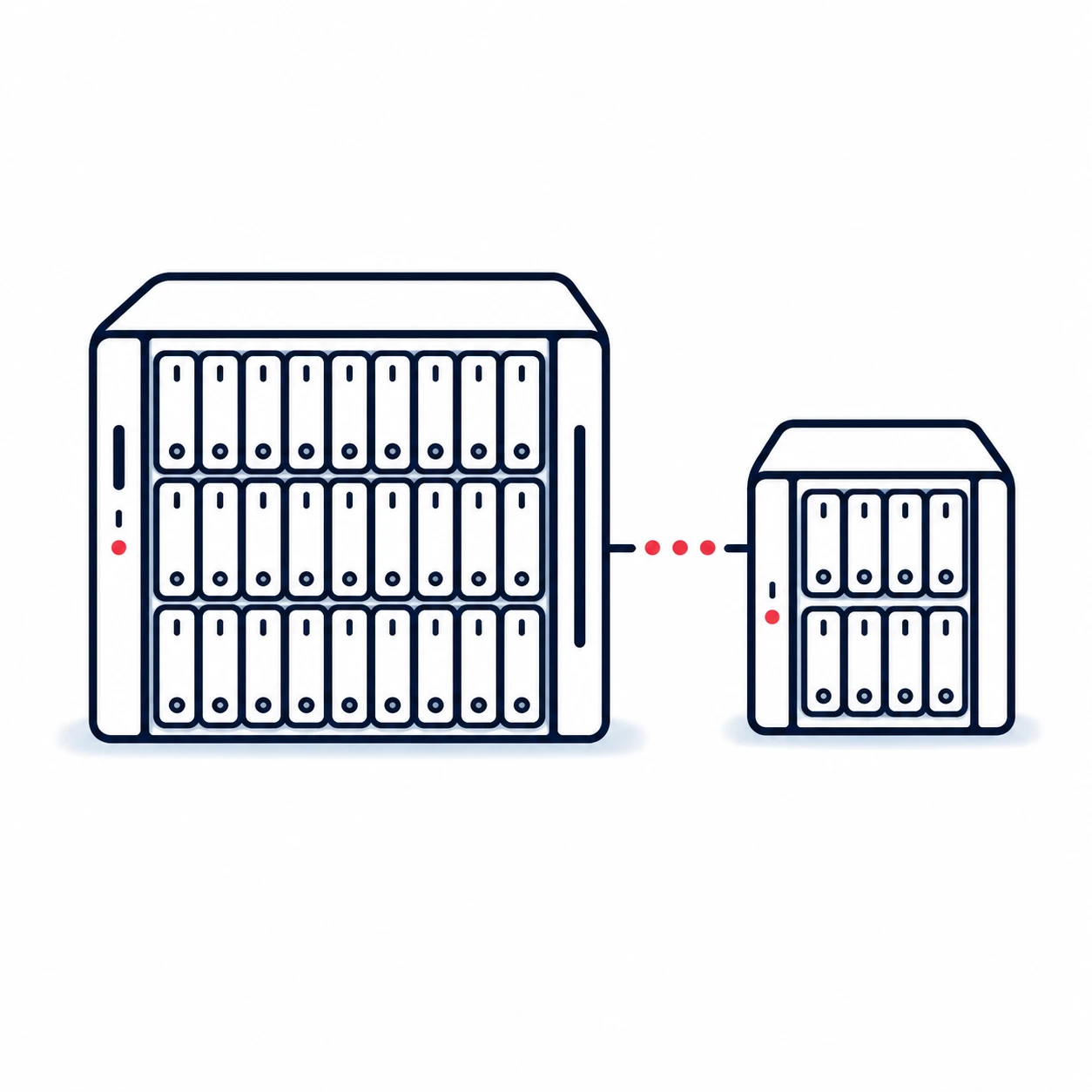 Storage sistemi povezani za replikaciju podataka